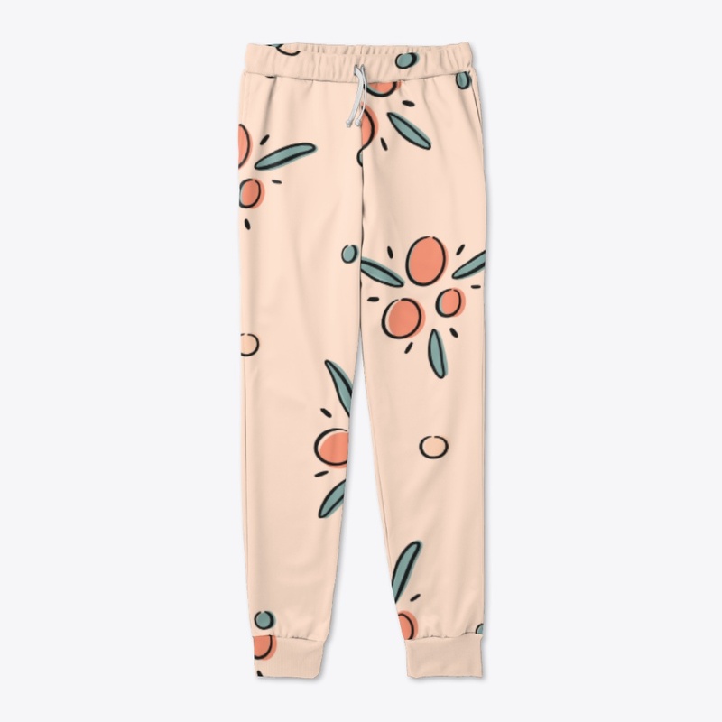Floral  Pattern With Lumber Background