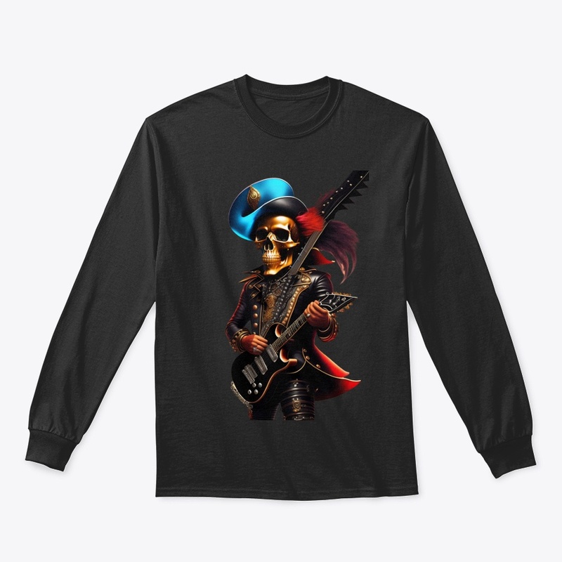 Dead Pirate Playing Guitar