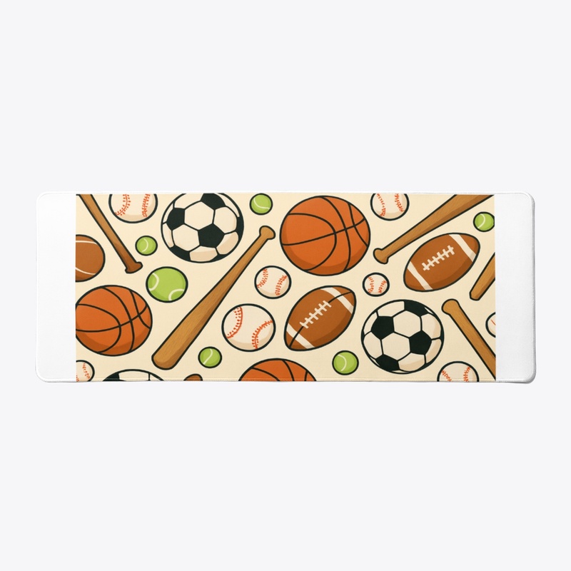 Play Hard: Sports Gear Collage