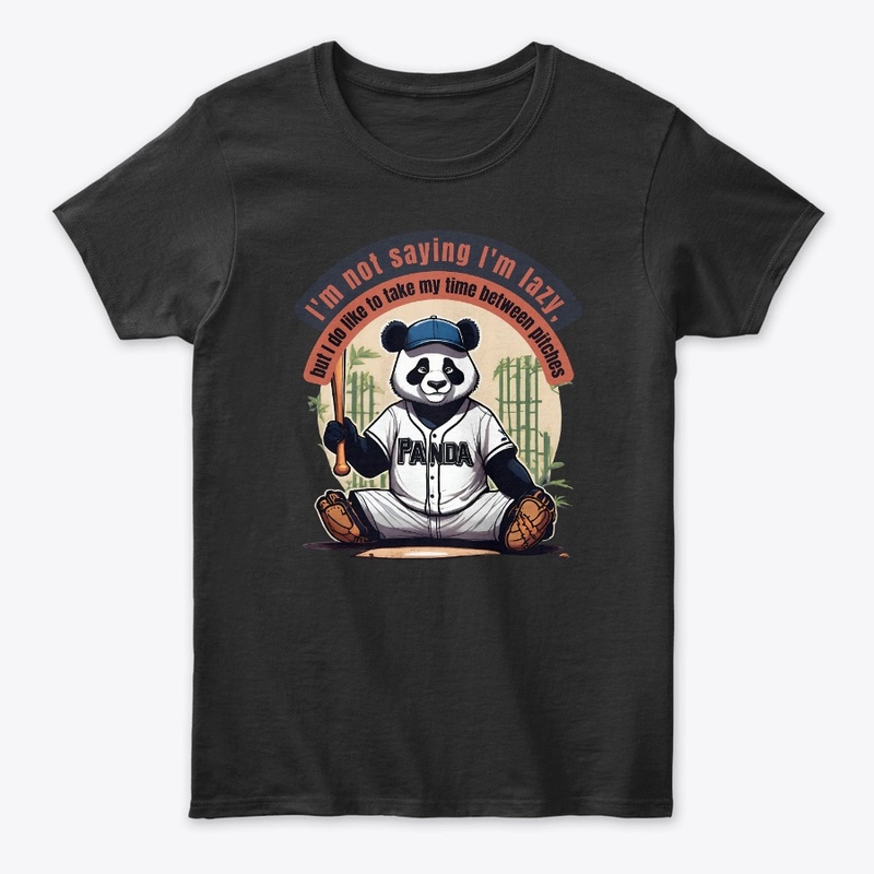 Cute Panda Baseball Player T-Shirts!