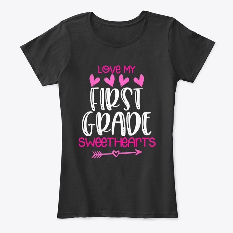 First Grade Teacher Valentine T-Shirt