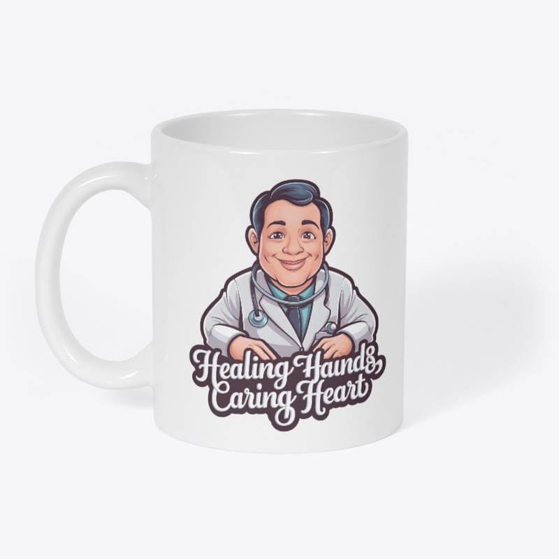 Healing Hands, Caring Heart Doctor Tee