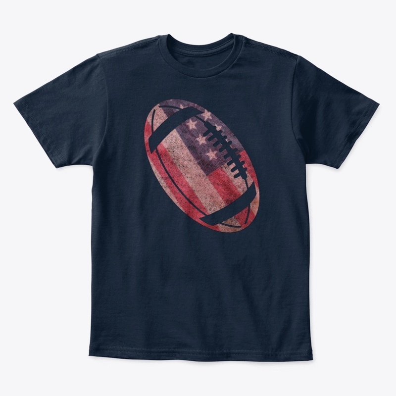 American Football US Flag Patriotic Gift