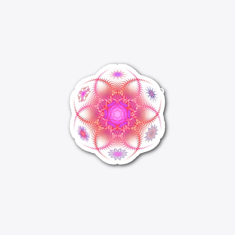 Pink Flower of Life Pink Mandala Flower 