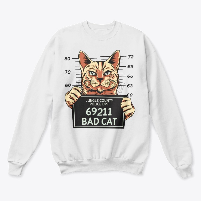 Funny Criminal Cat Mugshot