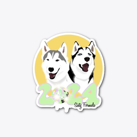 Husky New Year 2024 Standard T-Shirt Front