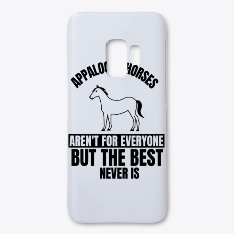 Appaloosa horses aren't for everyone but