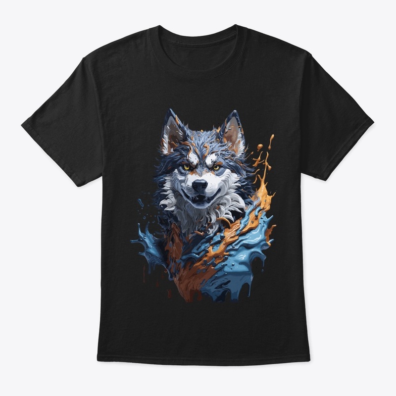 Colur-ful Wolf Design Art 