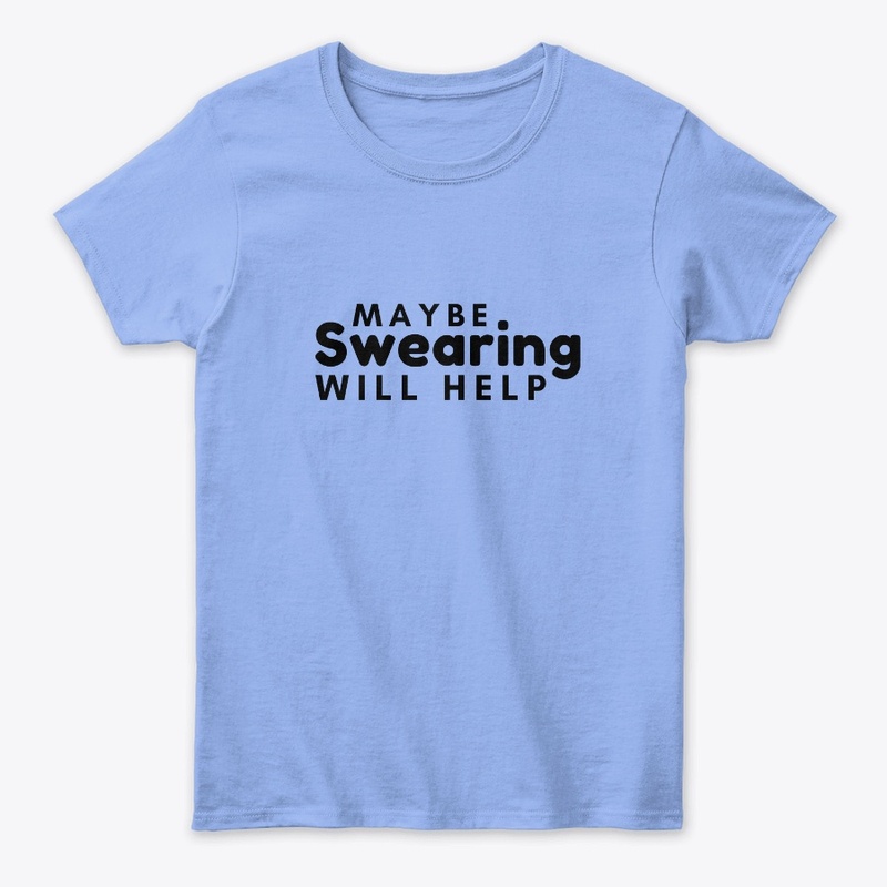 Maybe Swearing will help Black Text