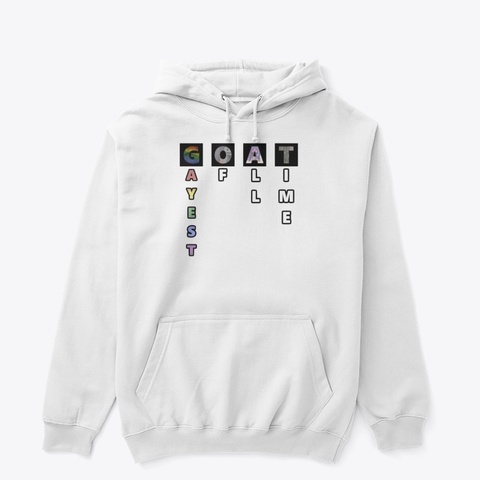 The Goat White Camiseta Front