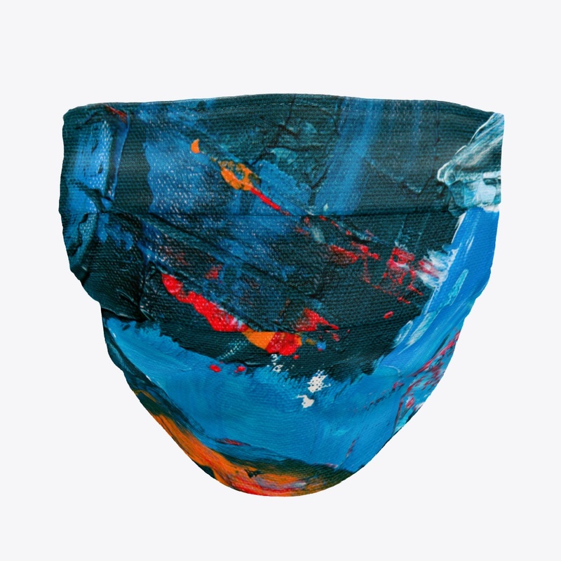 Oceanic Sunset Abstract Design