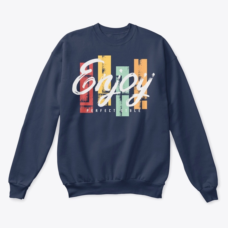 Enjoy Typography Print tshirt