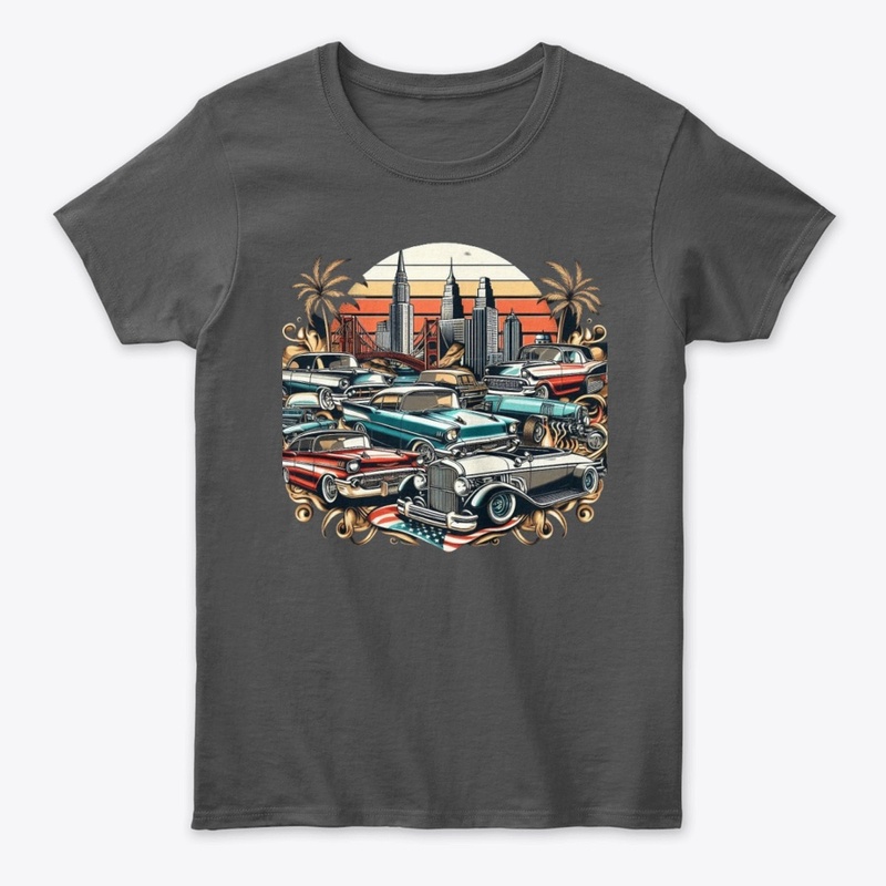 Classic American cars t shits