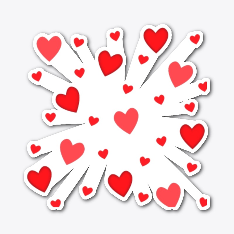Heart All Over Print