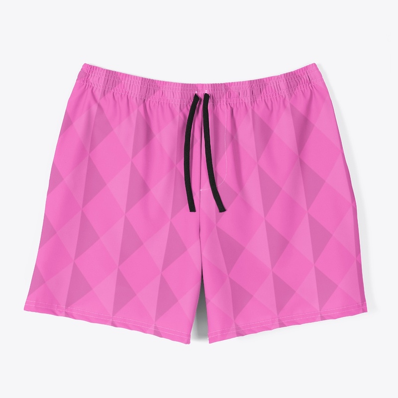 Pink 3D Diamonds pattern