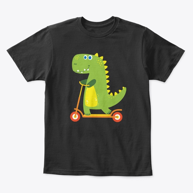 🦖 Dinosaur on a 🛴 Scooter