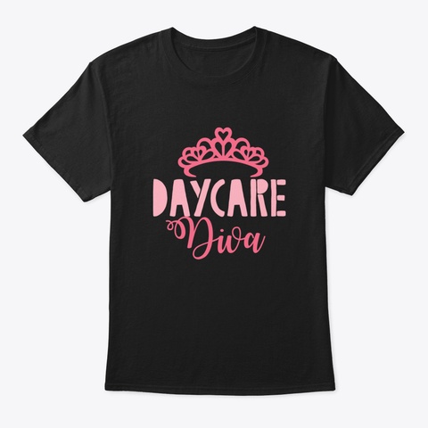 Daycare Diva Black T-Shirt Front