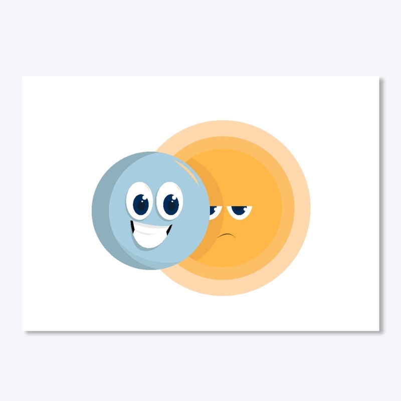 Sun and Moon -Solar eclipse
