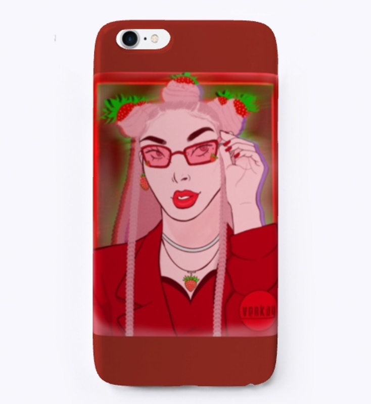 Strawberry Girl Phone Case