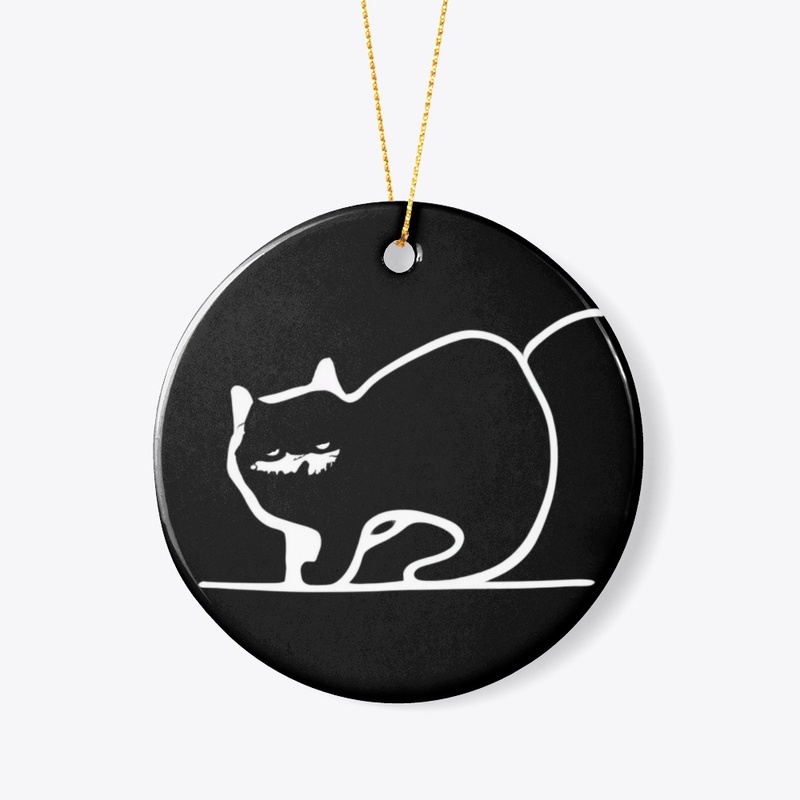 black and white cat