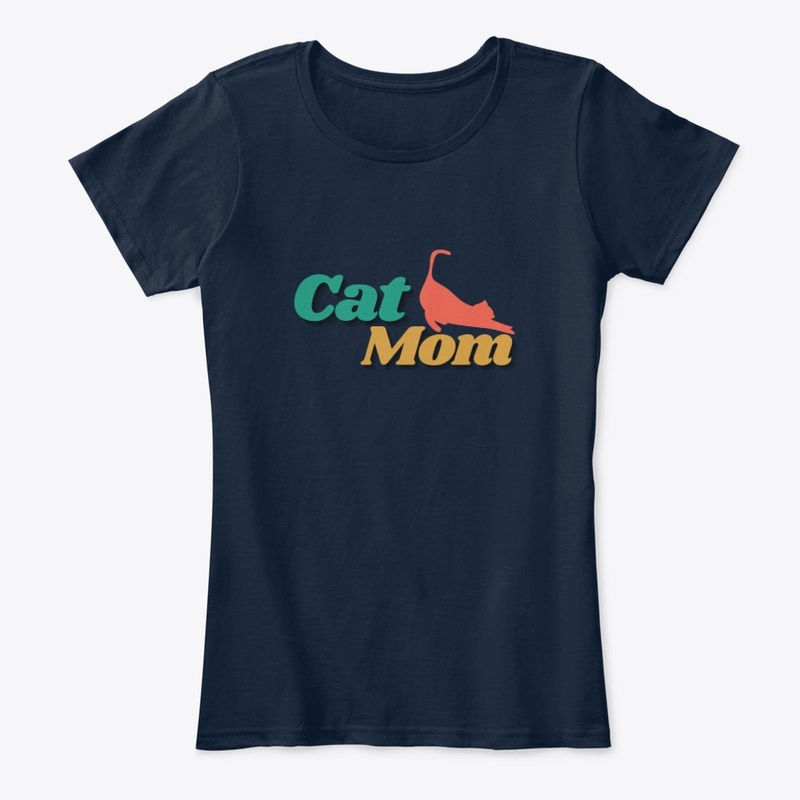 Retro Cat Mom Tee
