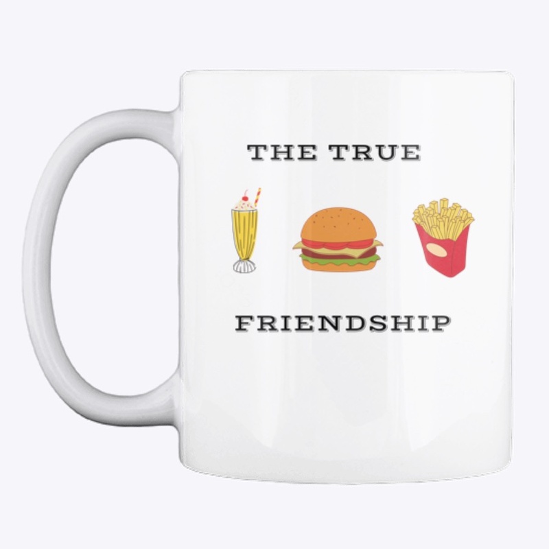 True Friends, Fast Food, Burger shirt,