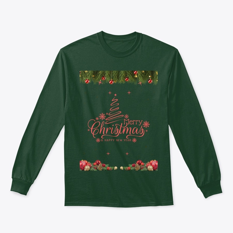 Simple Christmas Long Sleeve T Shirt