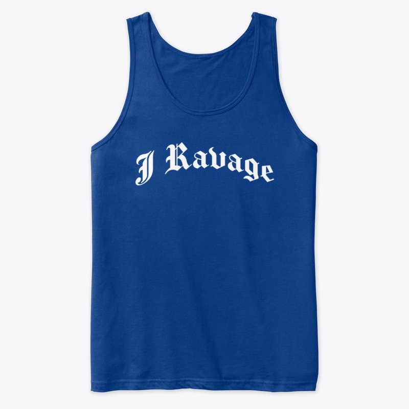 J Ravage Name Text White