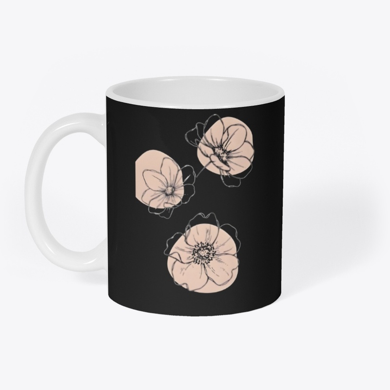 Floral design t-shirt 