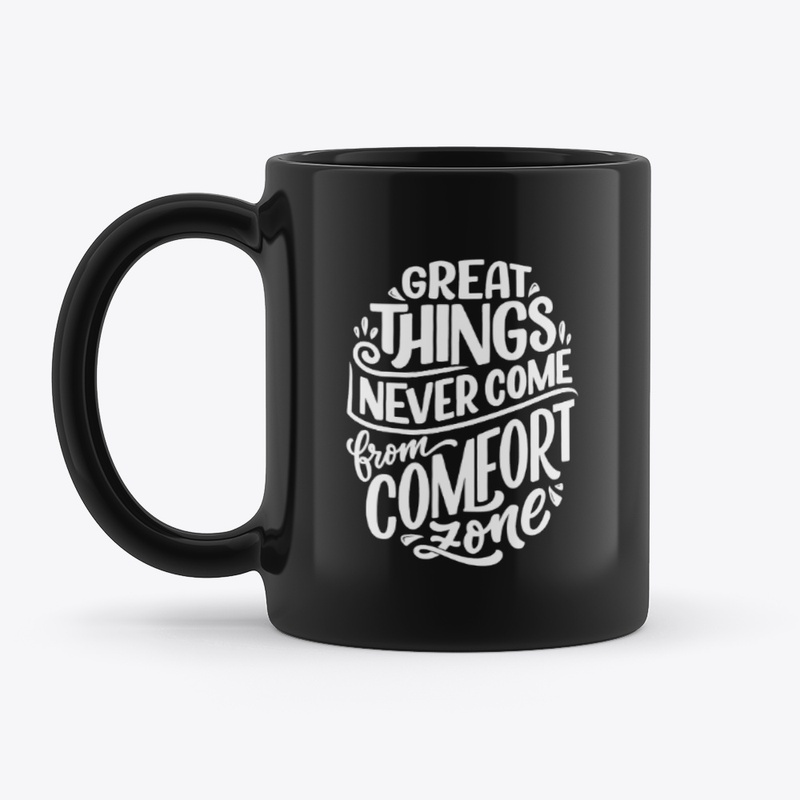 Great Things Printed Mug