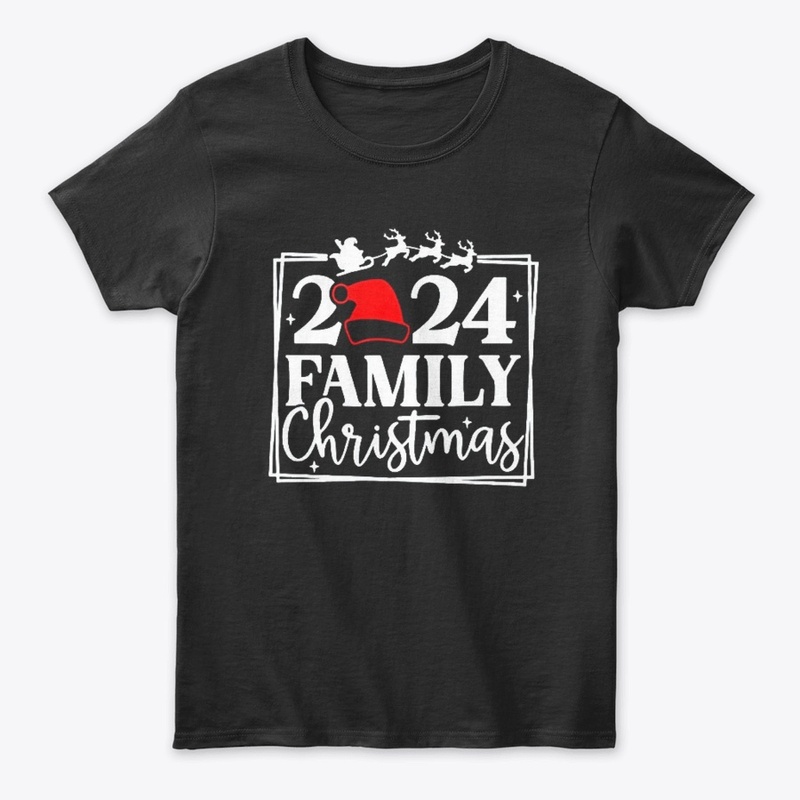"2024 Family Christmas" design print 🎄