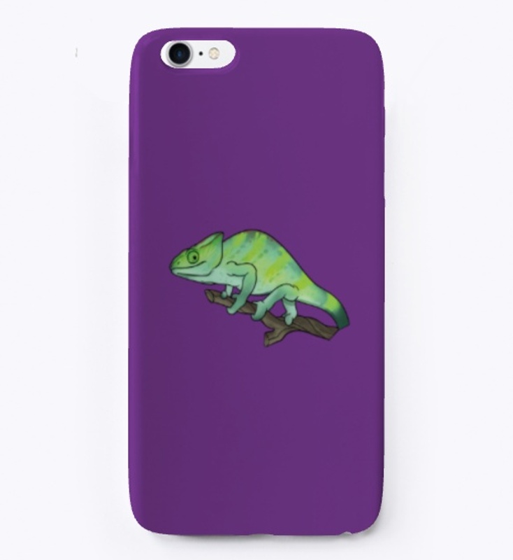 Fiona Parsons Chameleon iPhone Case
