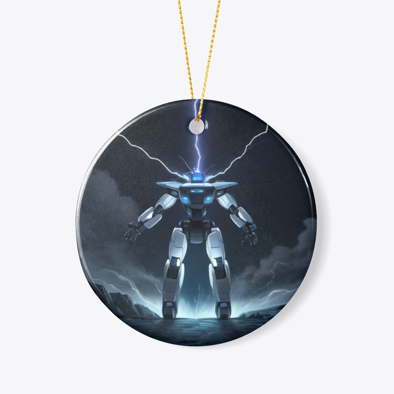 Robot with lightning
