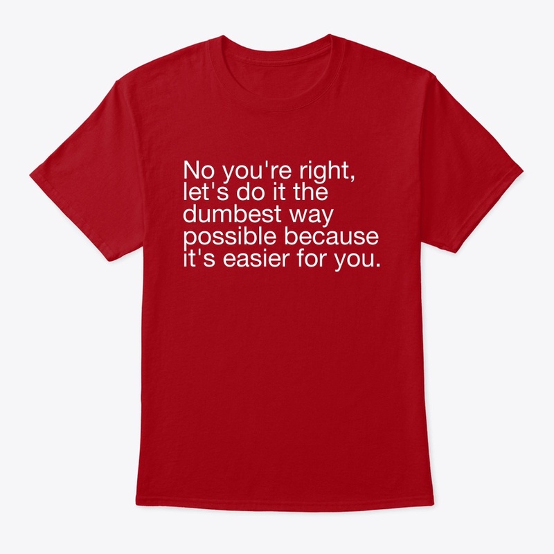 No you're right