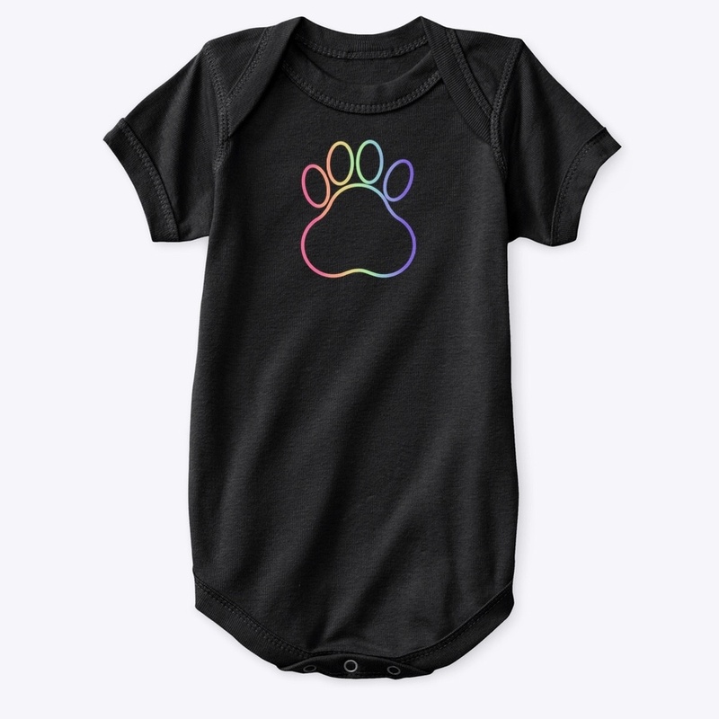 Rainbow Pride Paw