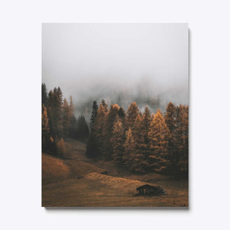 Smokey Pines Wall Canvas