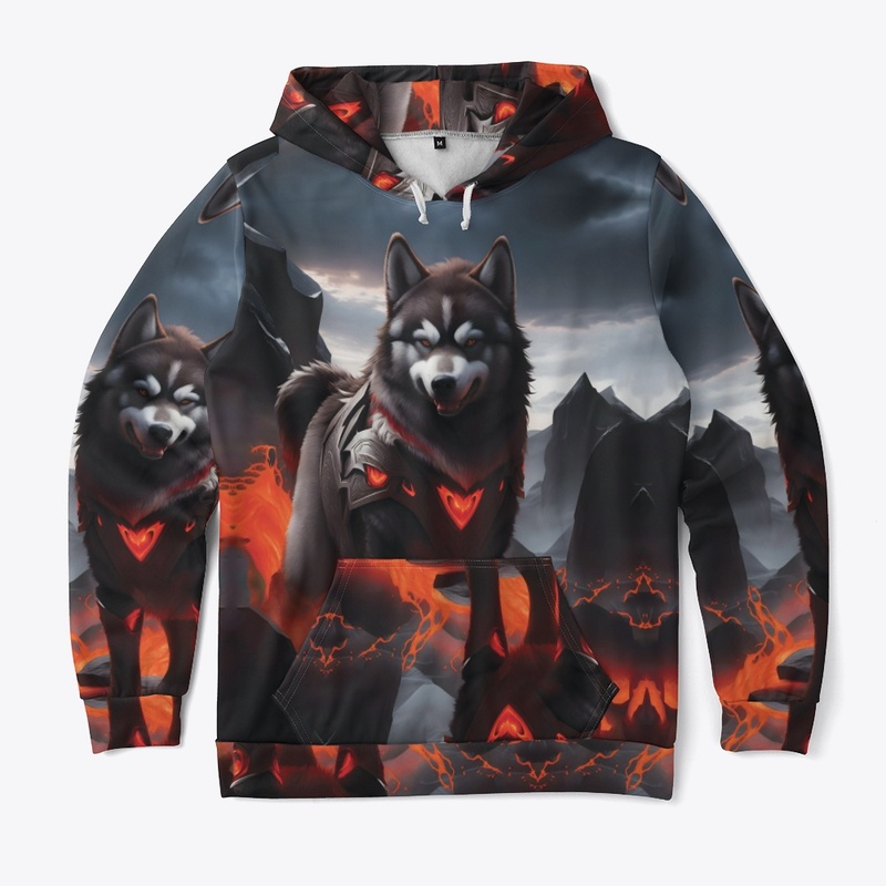 Emerging Lava Alaskan Malamute