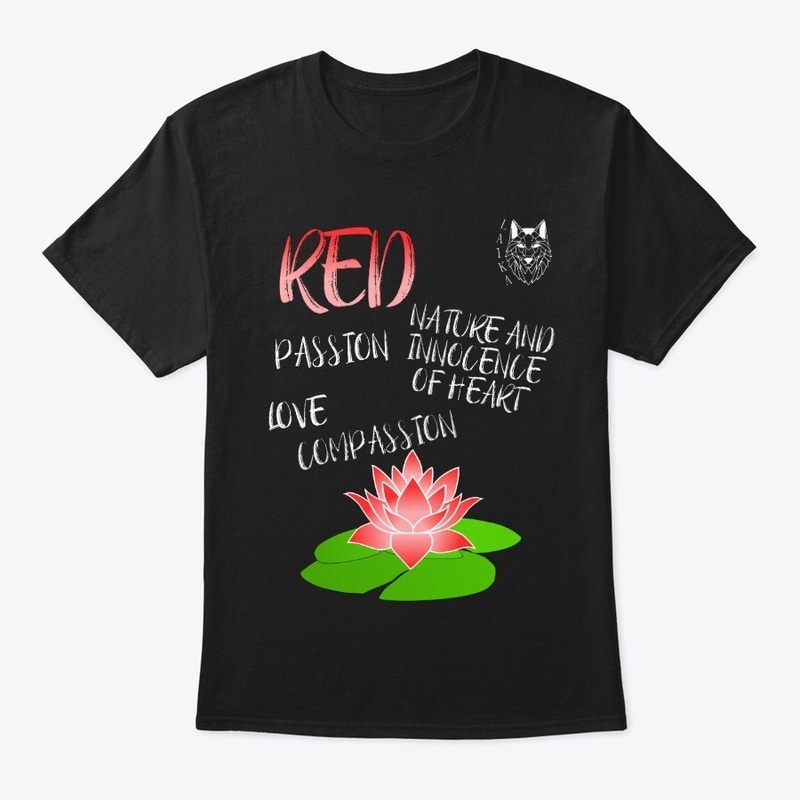 LOTUS FLOWER MEANING TEE - RED