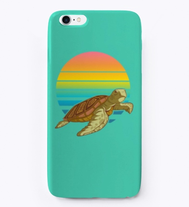 Sea turtle cell phone case