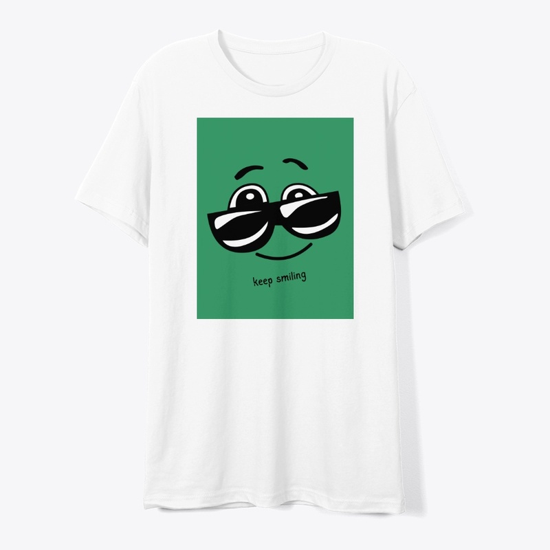 Women's Smiley Face Sunglasses T-Shirt 