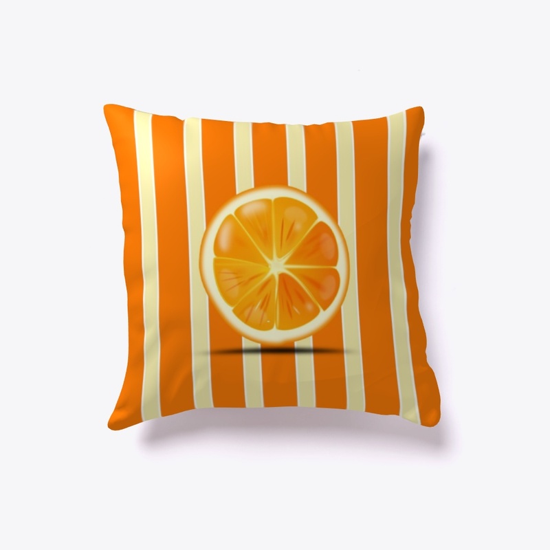 Orange on Fruit Striped Colors