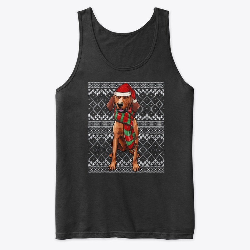 REDBONE COONHOUND CHRISTMAS NEW T SHIRT