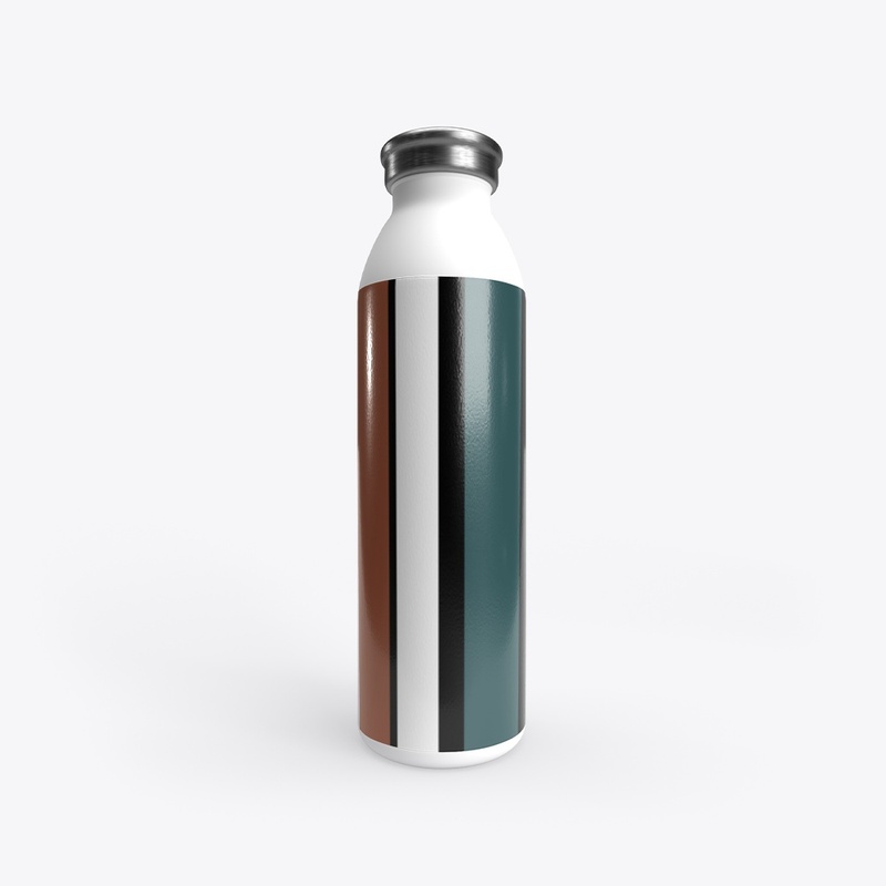vertical vintage line - retro colors