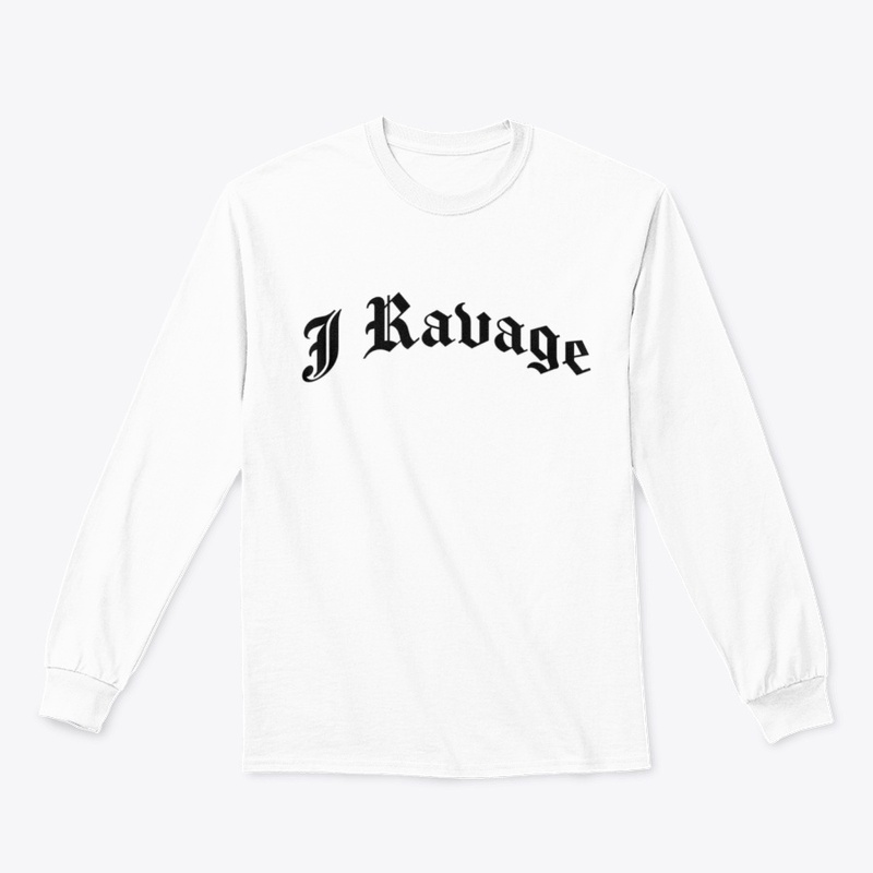 J Ravage Name Text Black