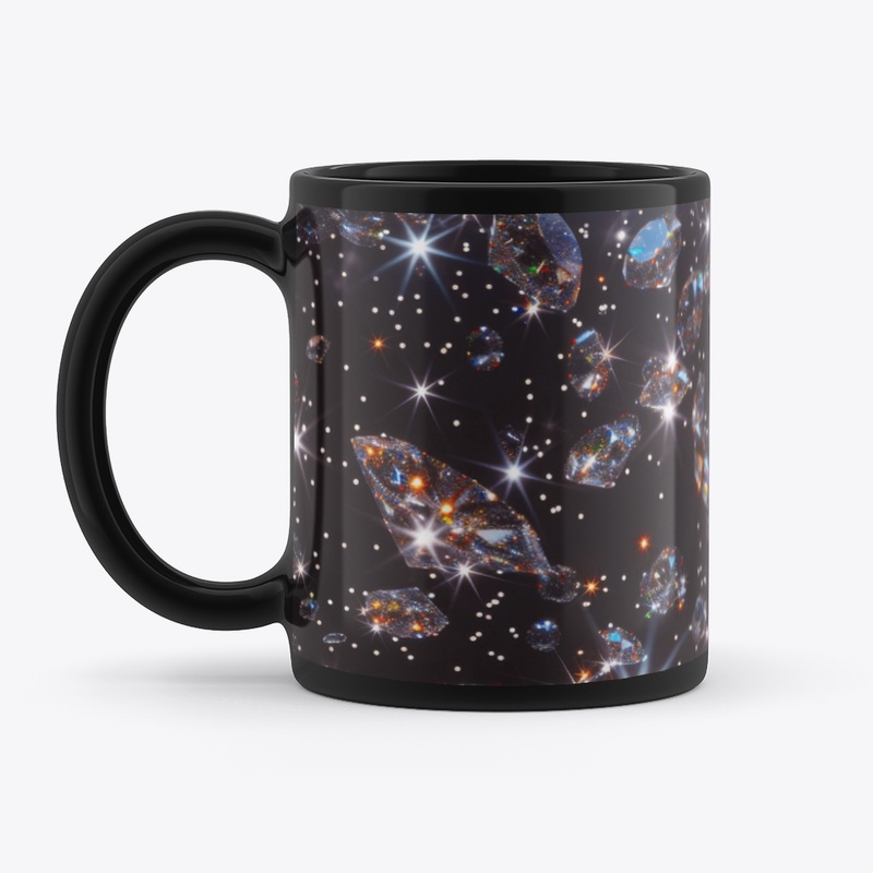 Cosmic Radiance: Starlight Gem Mug