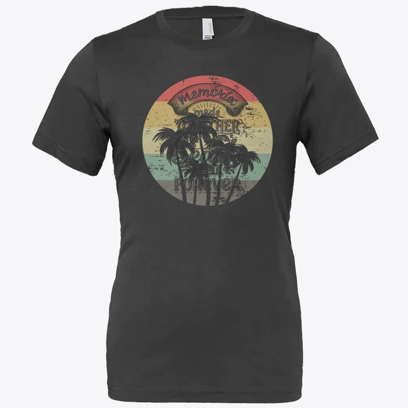 Beach Memories Quote Graphic Design