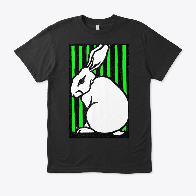 Mean Bunny Neon Green