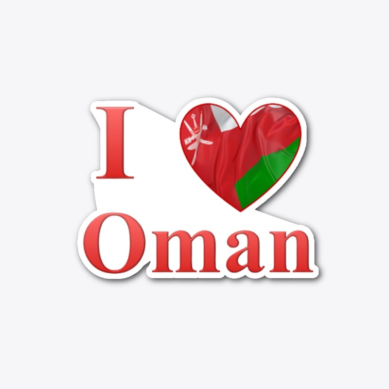 I love Oman T-shirt design