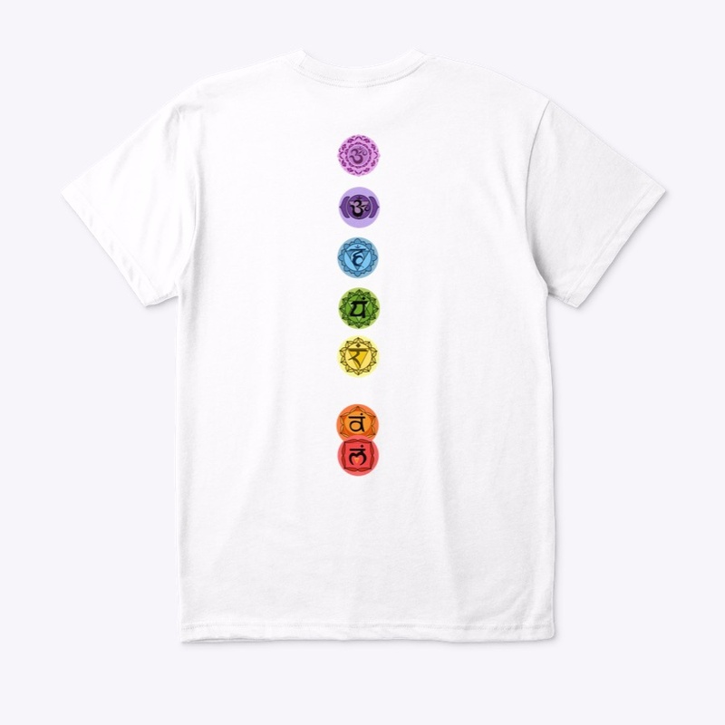 yoga, chakra stuck with graphic