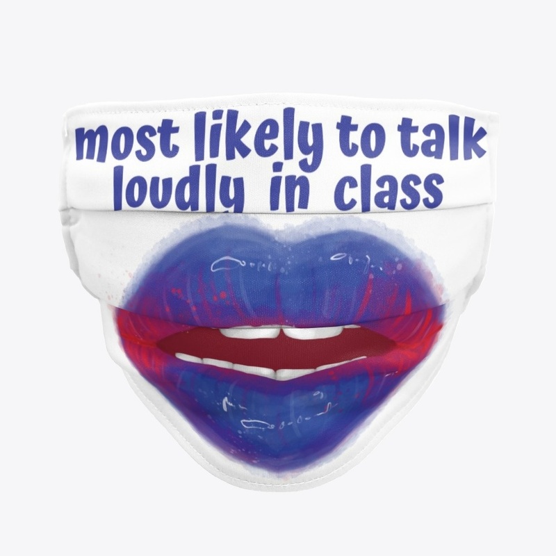 STUDENT TALKS LOUDLY IN CLASS